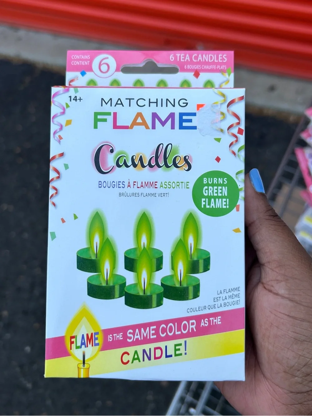 Matching Flame Tea Light Candle Rainbow Bundle Multicolor Party Novelty Set NIB